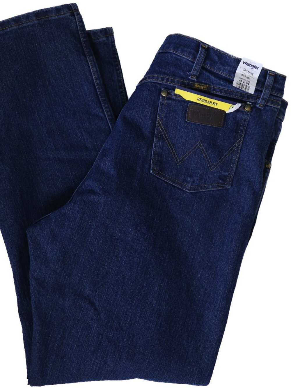 Wrangler Men's Advanced Comfort Cowboy Cut Regular Fit Jeans Mid 40 x 34 47MACMS